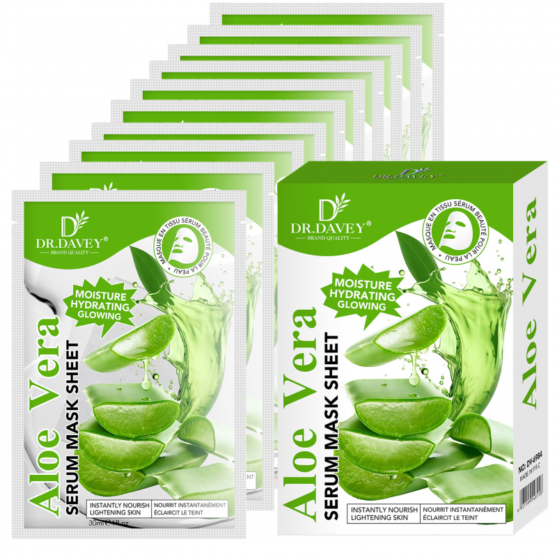 Aloe Vera Pot - Máscara Facial em Folha com Sérum