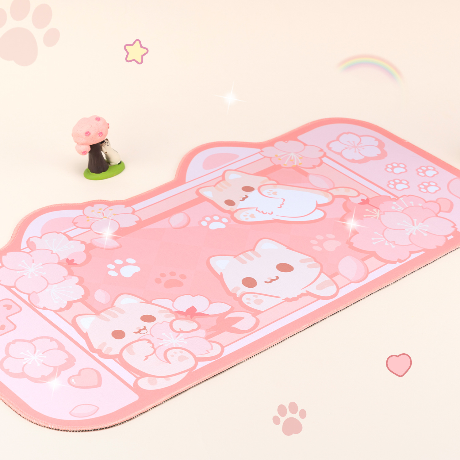 Kawaii animais desktop teclado - Tradescantia Purple avaliação e preço